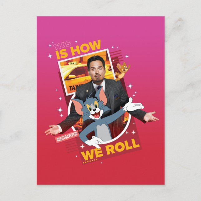 Tom & Jerry With Terrance - This Is How We Roll Postcard (Front)