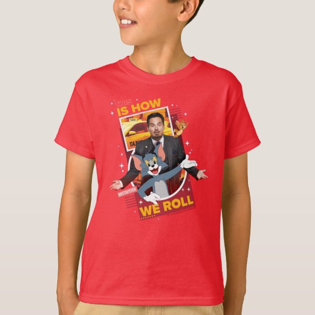 Tom & Jerry With Terrance - This Is How We Roll T-Shirt (Front)