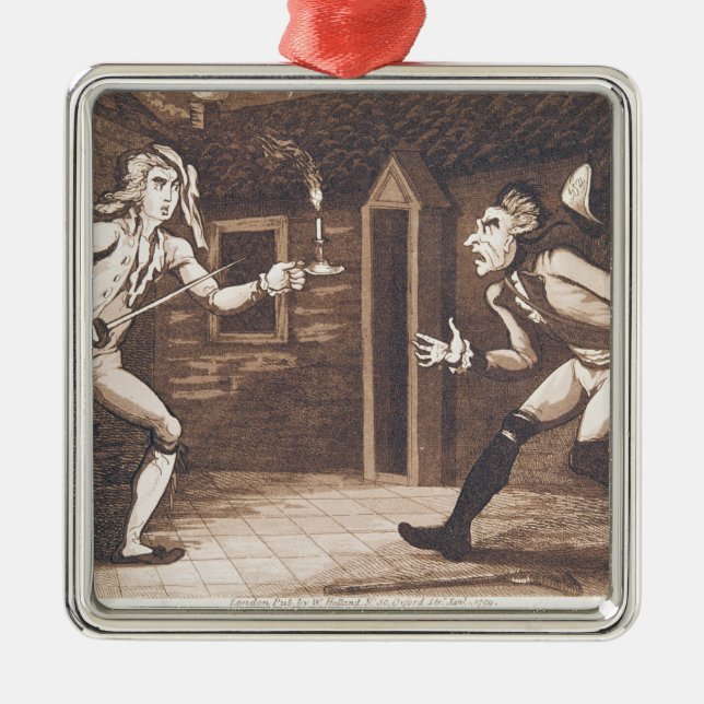 Tom Jones and the Centinel, 1799 Metal Ornament (Front)