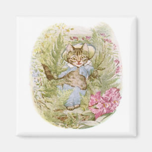 Tom Kitten (Cute Cat Illustration) Beatrix Potter Magnet