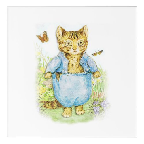 Tom Kitten in his Blue Suit by Beatrix Potter Acrylic Print