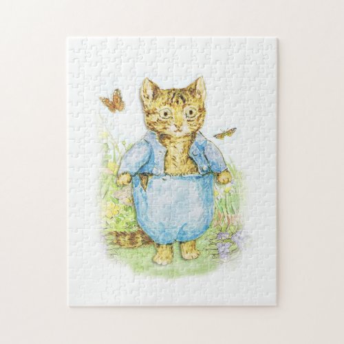 Tom Kitten in his Blue Suit by Beatrix Potter Jigsaw Puzzle