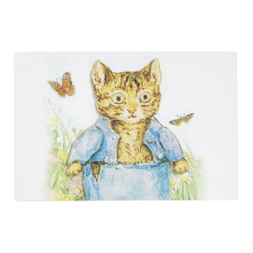 Tom Kitten in his Blue Suit by Beatrix Potter Placemat