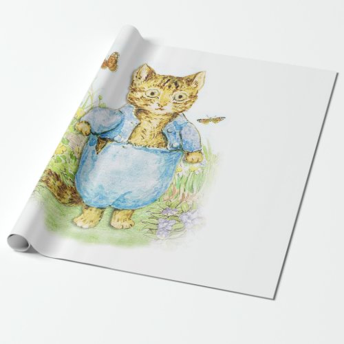 Tom Kitten in his Blue Suit by Beatrix Potter Wrapping Paper