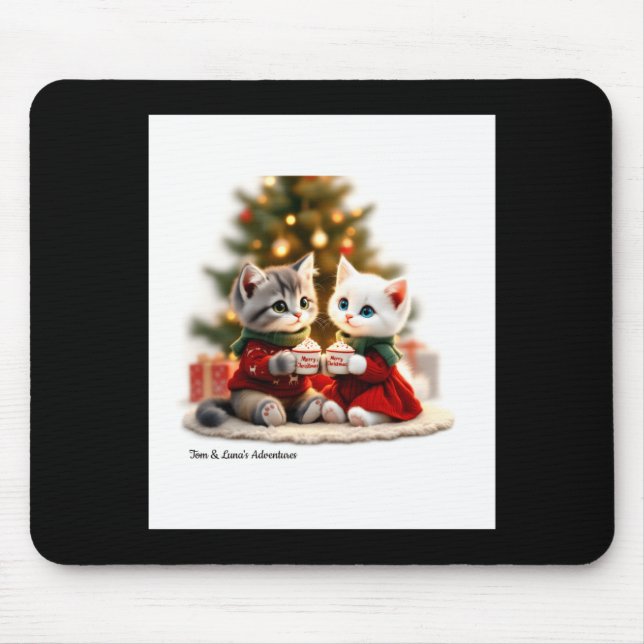 Tom Luna Cozy Christmas Cocoa  Mouse Pad (Front)