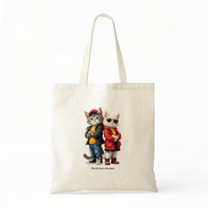 Tom & Luna – Cozy Street-Style Tote Bag 👜🐾