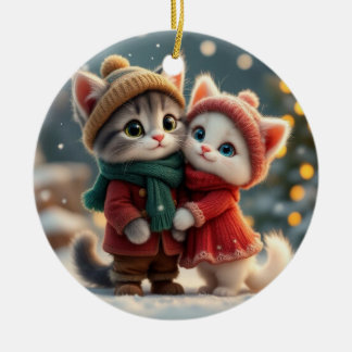 🎄Tom & Luna’s Adventures – 2025 Christmas Edition Ceramic Ornament
