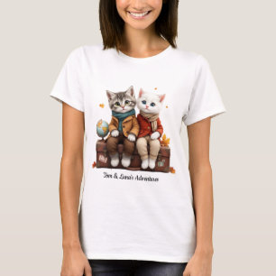 Tom & Luna’s Adventures™ Cozy Autumn Travel T-Shir T-Shirt