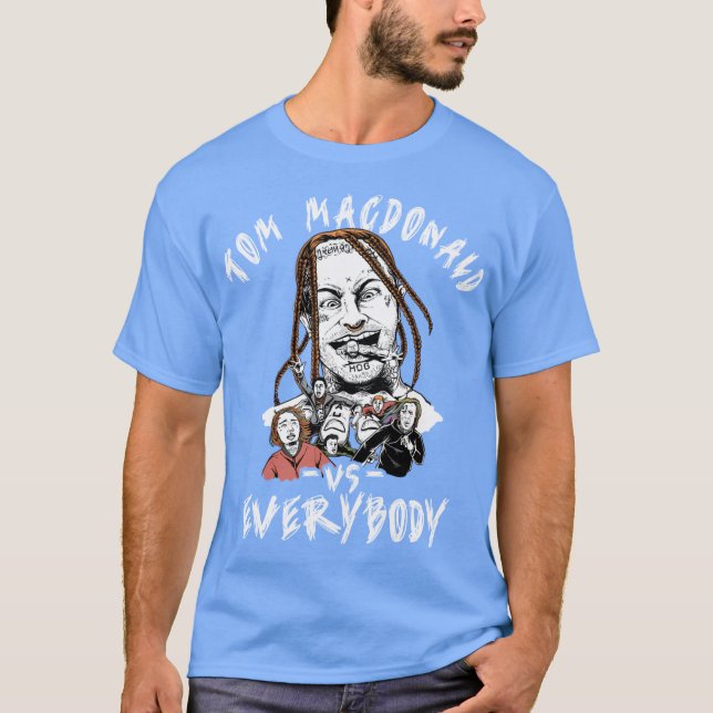 Tom Macdonald Battle Rap Hip Hop Art girl T-Shirt (Front)