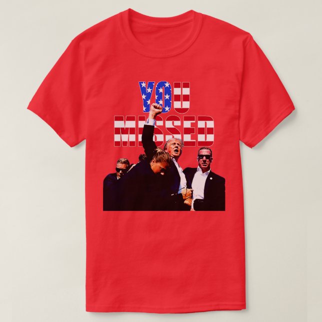 Tom MacDonald You Missed Shooting T-Shirt (Design Front)