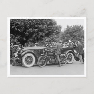 Tom Mix arrested for speeding Postcard