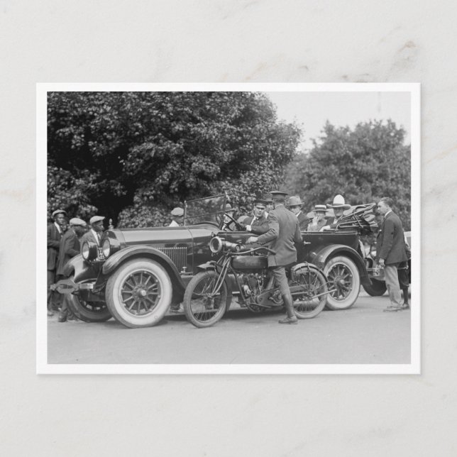 Tom Mix arrested for speeding Postcard (Front)