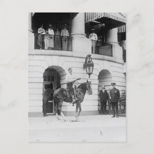 Tom Mix At The White House Postcard