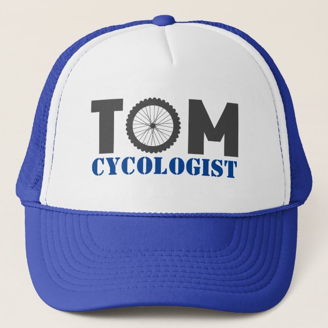 Tom Mountain Biker Trucker Hat (Front)