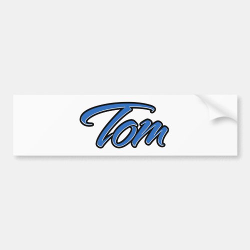 Tom Name blue Aufkleber Sticker Autoaufkleber