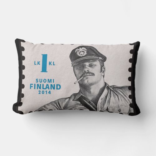 Tom of Finland lounge Lumbar Pillow