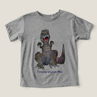 Tom-osaurus Rex Cartoon Dinosaur T-Shirt Toddler T-shirt