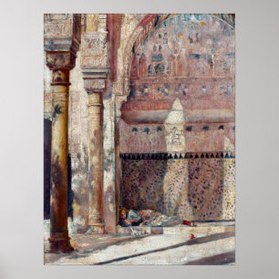 Tom Roberts Basking A Corner in the Alhambra Poster