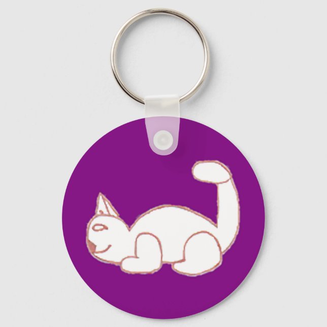 Tom Round Keyring (Front)