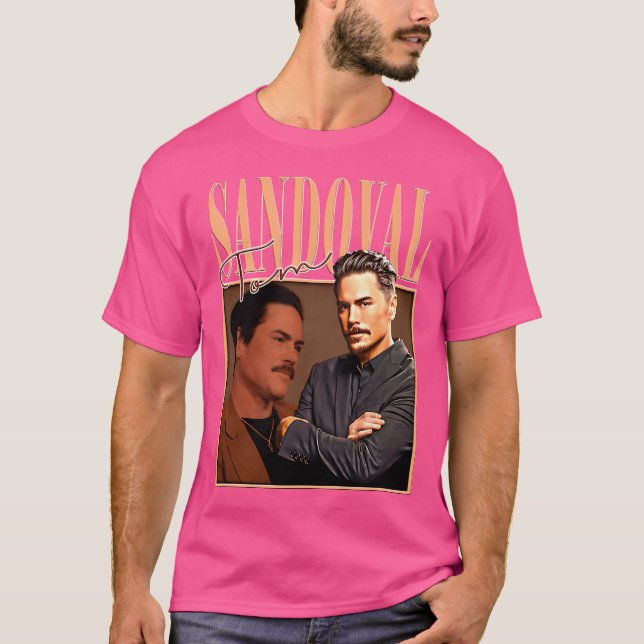 Tom Sandoval Vintage Style T-Shirt (Front)