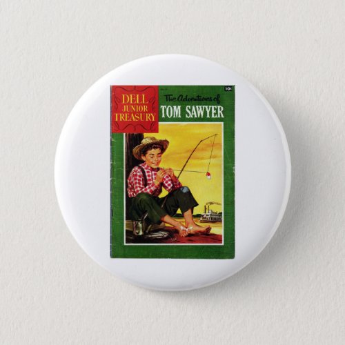 Tom Sawyer _ Retro Comics  _ Fantasy _ Retro Comic Button