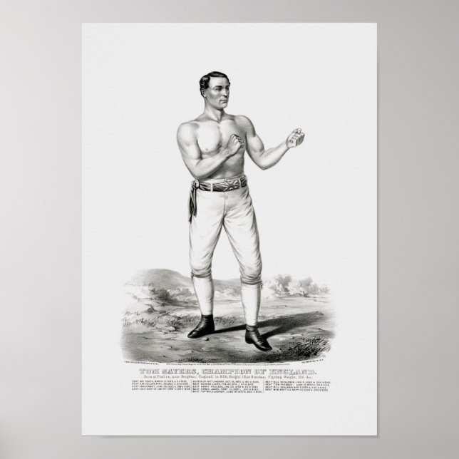 Tom Sayers - Champion Prize Fighter of England Poster (Front)