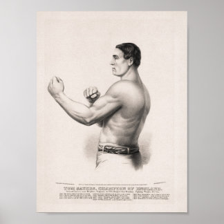 Tom Sayers - English Bare-Knuckle Champion Poster