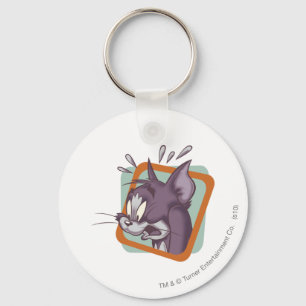 Tom Scaredy Cat Keychain