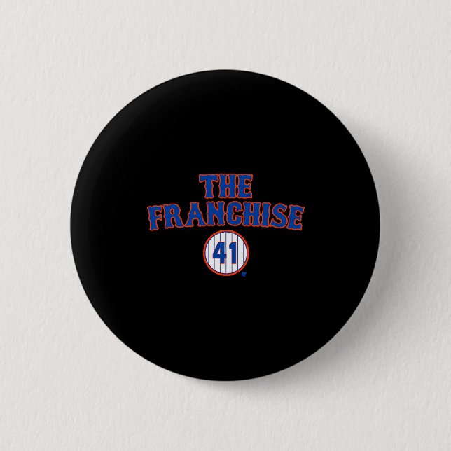 Tom Seaver The Franchise New York Baseball  Button (Front)