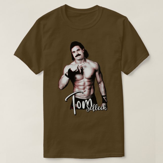 Tom Selleck Sexy Design T-Shirt (Design Front)