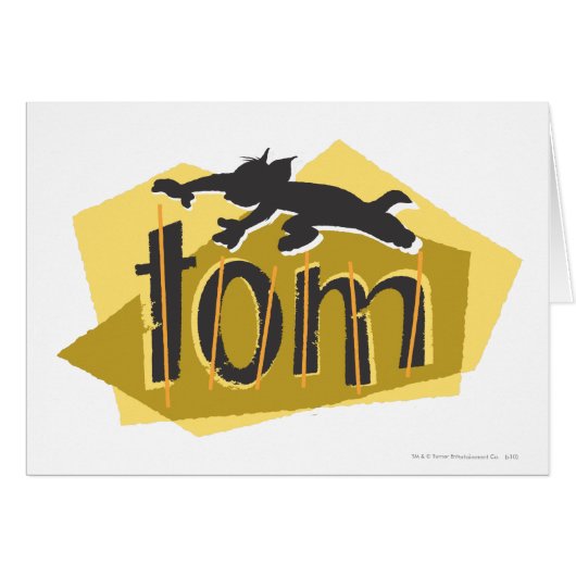 Tom Silhouette Logo Cards (Front Horizontal)