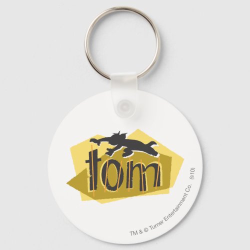 Tom Silhouette Logo Keychain