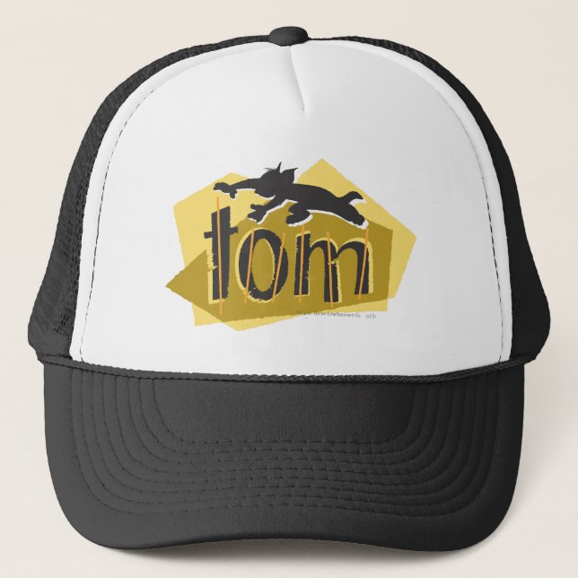 Tom Silhouette Logo Trucker Hat (Front)