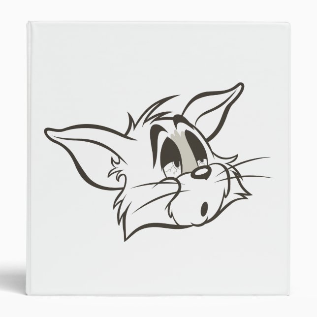 Tom Sleepy Cat 3 Ring Binder (Front)