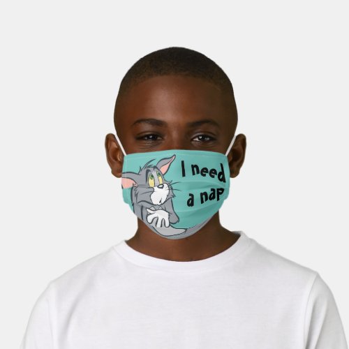 Tom Sulking Kids Cloth Face Mask