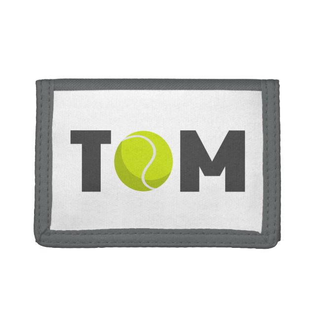 Tom Tennis Trifold Wallet (Front)