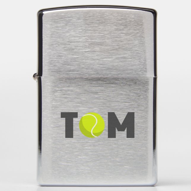 Tom Tennis Zippo Lighter (Front)