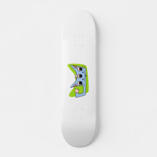 Tom the Toxic Cat Skateboard Deck