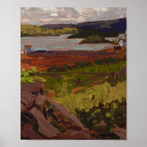  Tom Thompson Painting Canoe Lake Ontario Land Poster