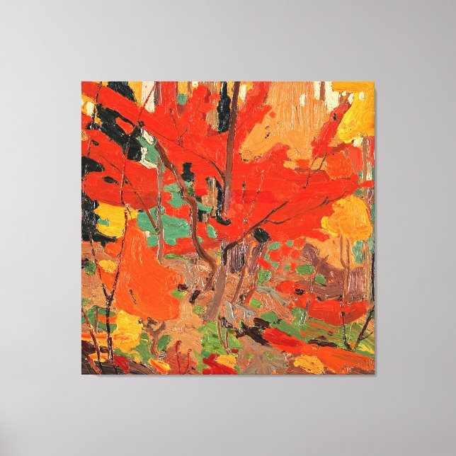 Tom Thomson - Autumn, fine art, Canvas Print (Front)