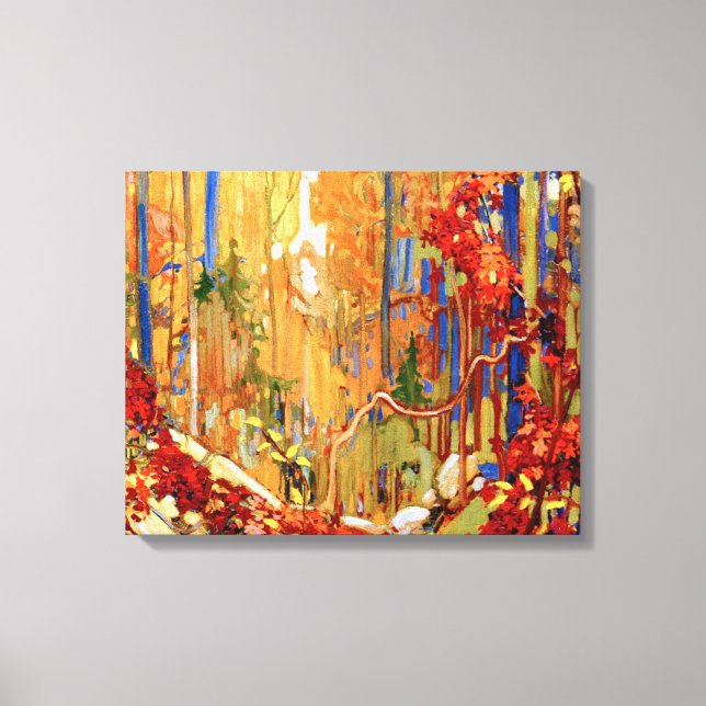 Tom Thomson - Autumn's Garland Canvas Print (Front)