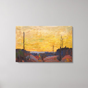Tom Thomson - BURNED OVER LAND 1916 Canvas Print