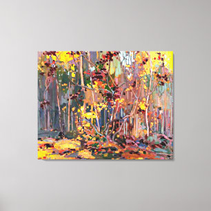 Tom Thomson painting, Maple Saplings Canvas Print