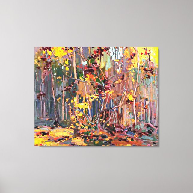 Tom Thomson painting,  Maple Saplings Canvas Print (Front)