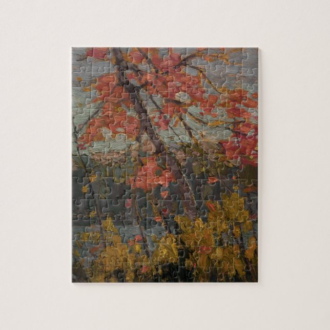 Tom Thomson Painting Ontario Northland Jigsaw Puzzle (Vertical)