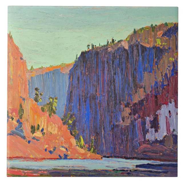Tom Thomson — Petawawa Gorges Ceramic Tile (Front)