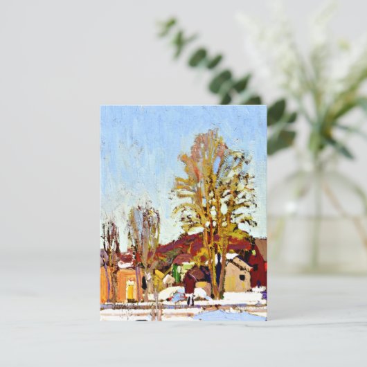 Tom Thomson - Snow in the Village (Standing Front)