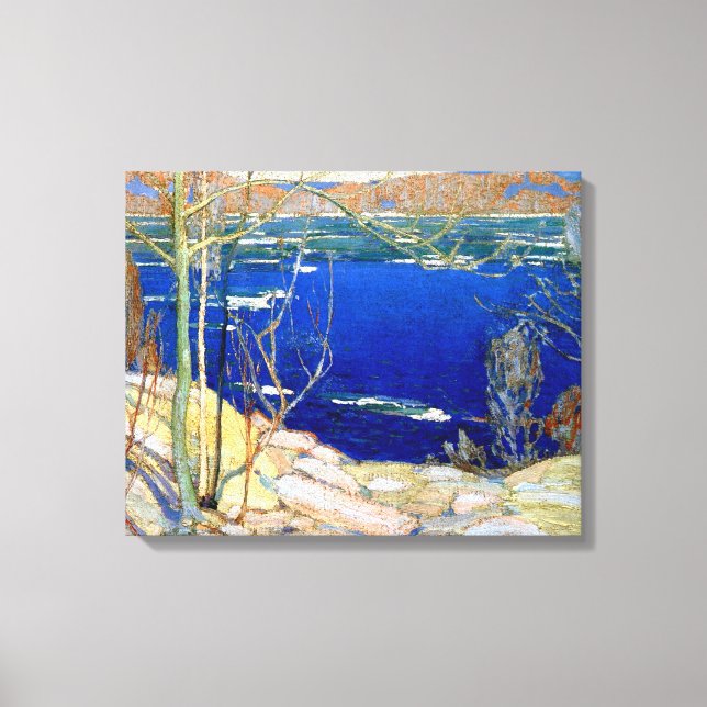 Tom Thomson - Spring Ice Canvas Print (Front)