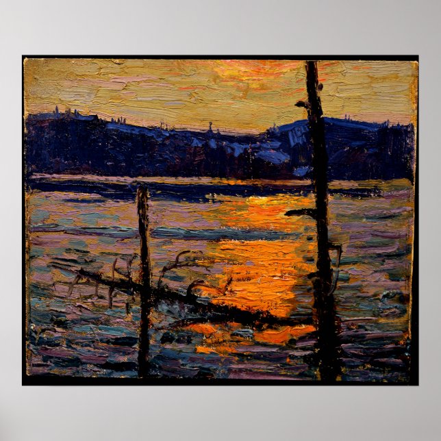 Tom Thomson - Sunset, Canoe Lake Poster (Front)