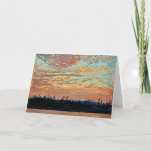 Tom Thomson - Sunset Sky Card